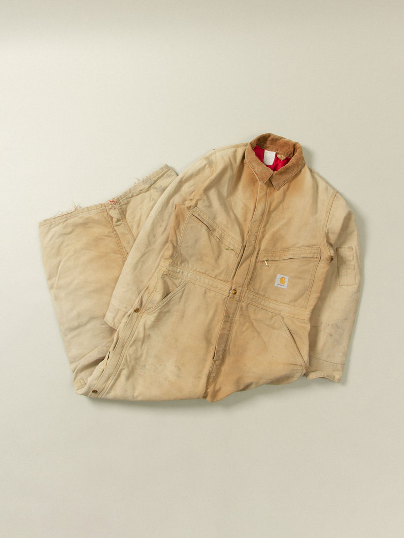Vtg Carhartt Insulated Coverall - Made in USA (M)